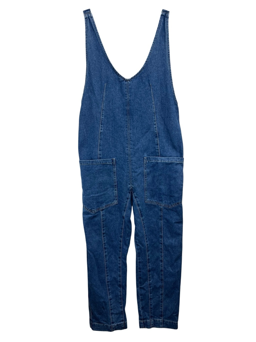 Denim Jumpsuit Overalls Womens Medium - Picture 1 of 9